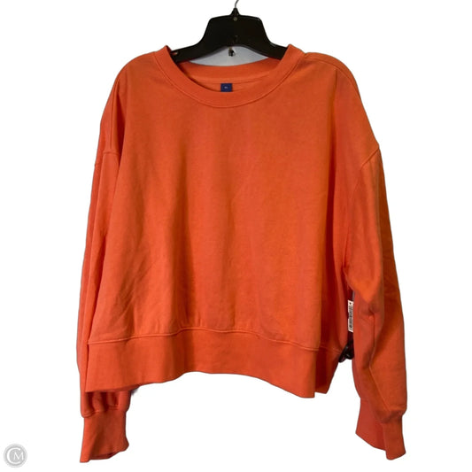 Sweatshirt Crewneck By Old Navy In Coral, Size: Xl