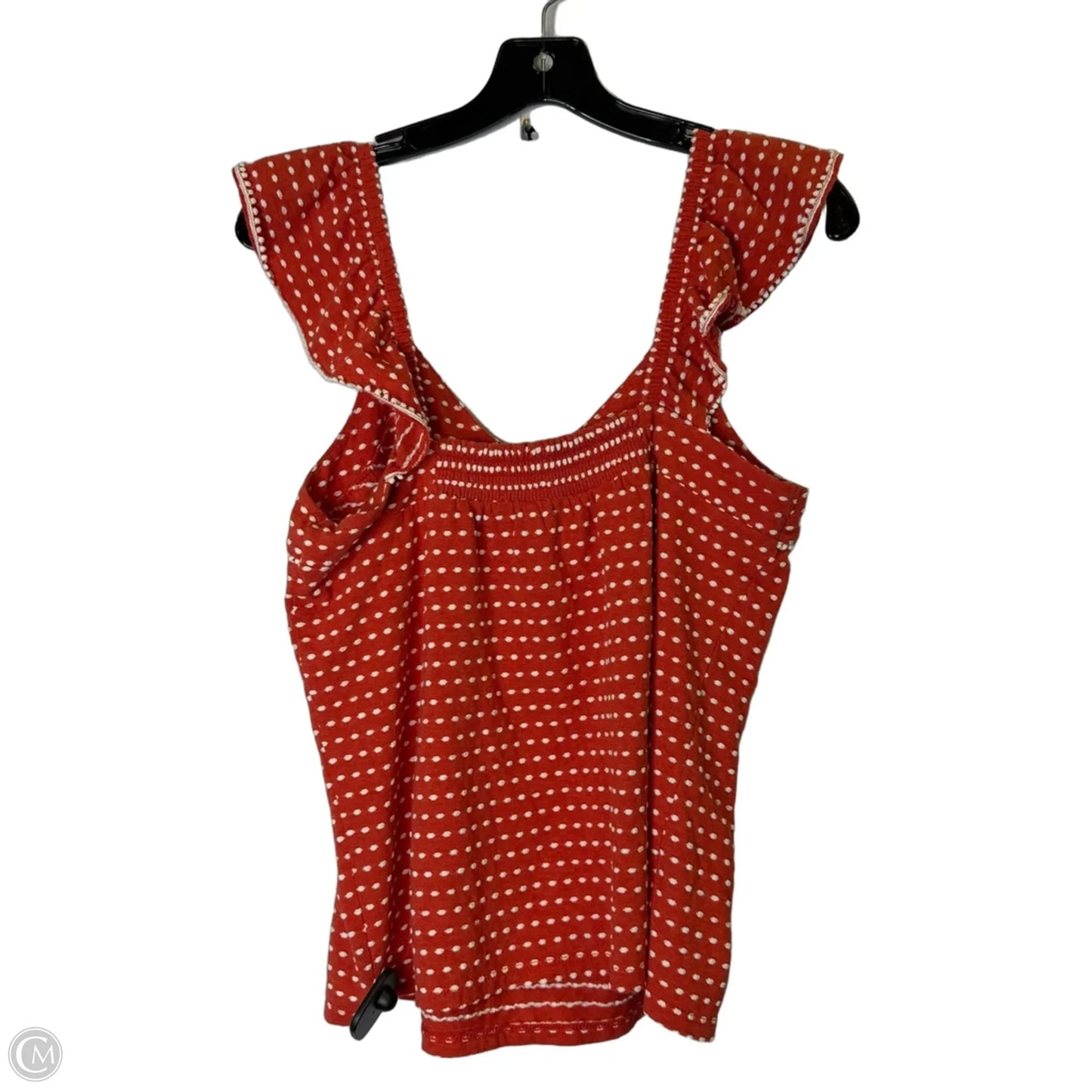 Top Sleeveless By Lucky Brand In Red, Size: M