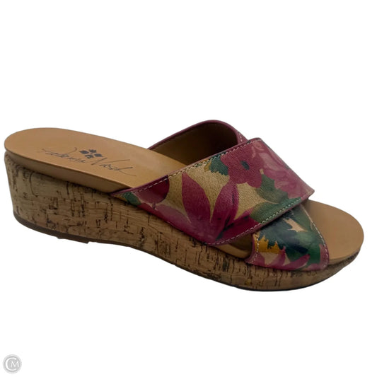 Sandals Designer By Patricia Nash In Floral Print, Size: 8