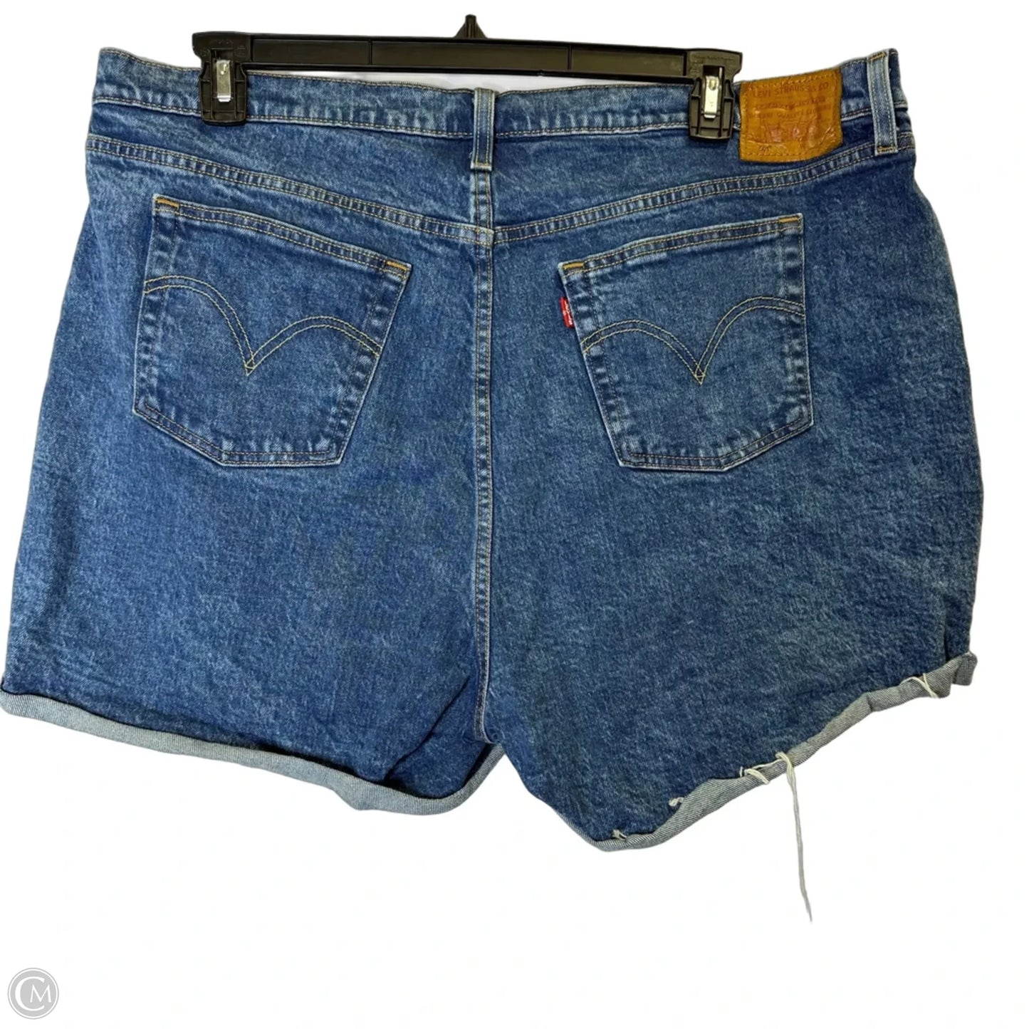 Shorts By Levis In Blue Denim, Size: 20