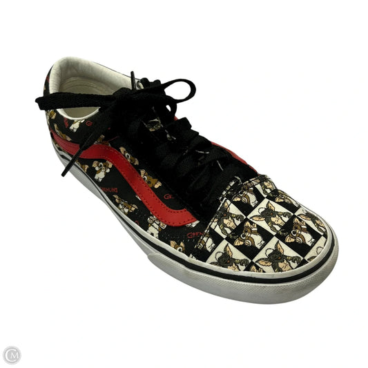 Shoes Sneakers Platform By Vans In Black, Size: 8