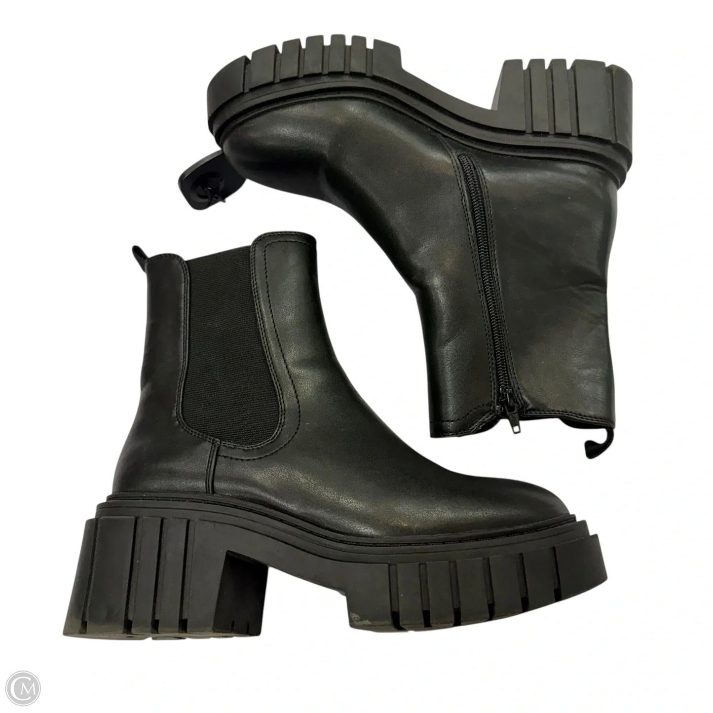 Boots Ankle Heels By Wild Fable In Black, Size: 7