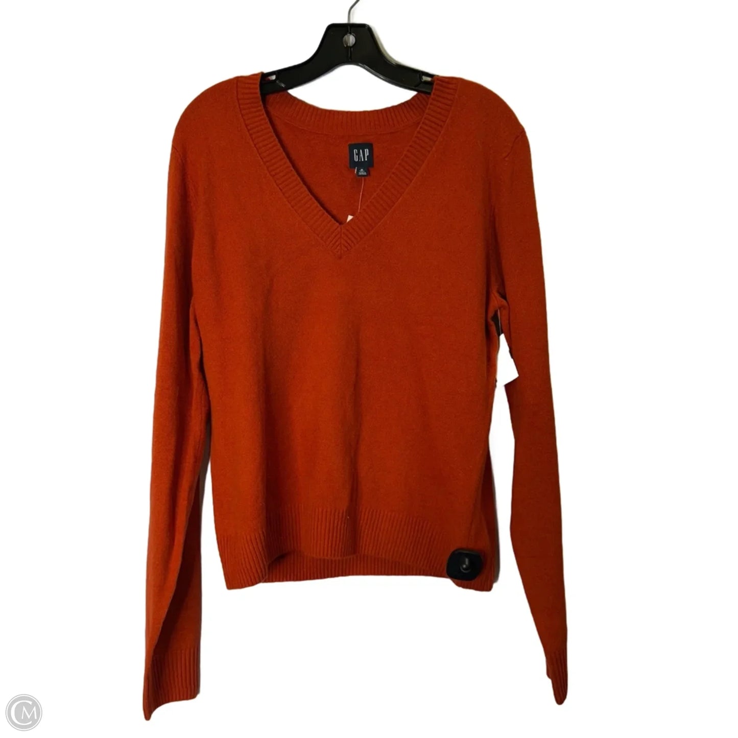 Sweater By Gap In Orange, Size: M