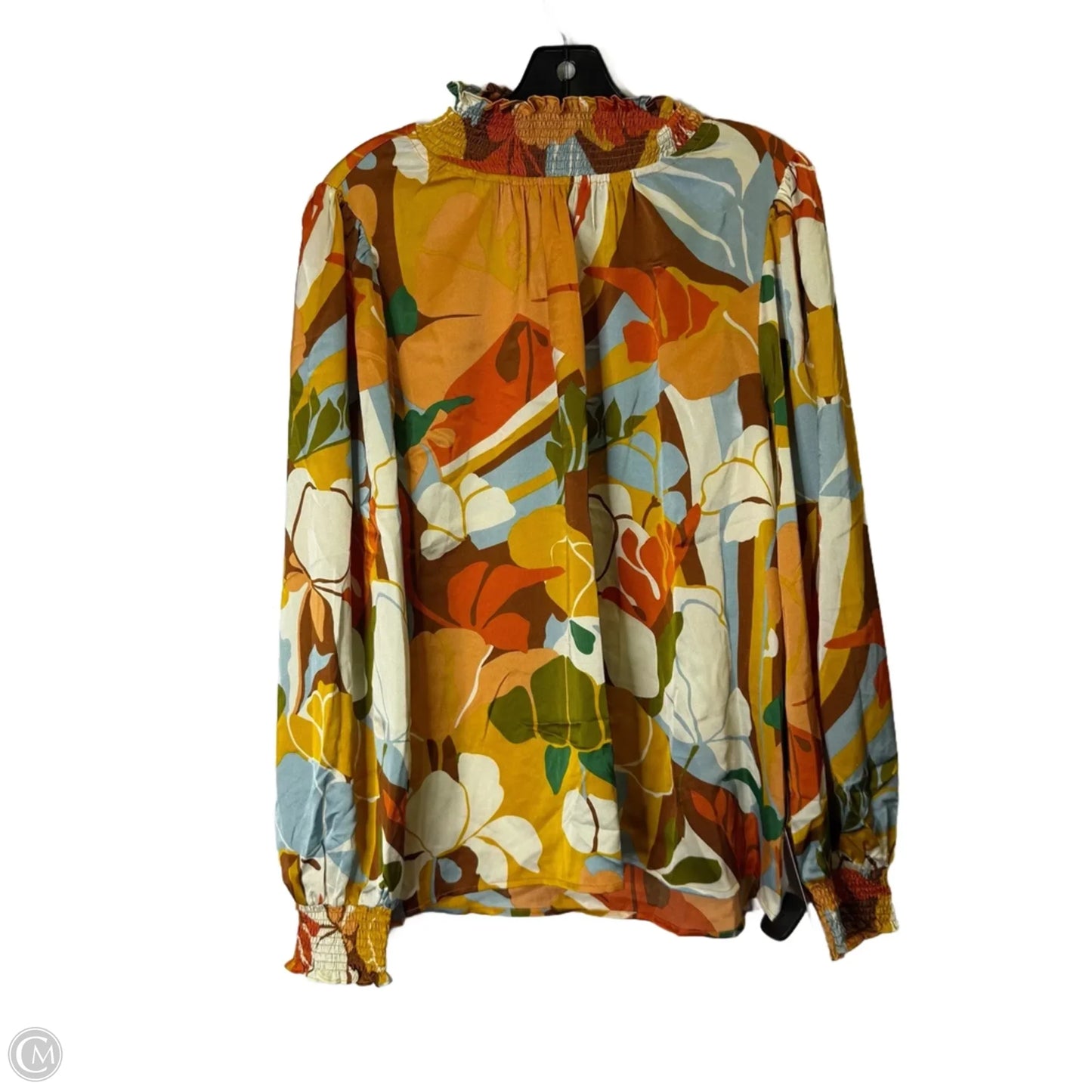 Top Long Sleeve By Jodifl In Orange, Size: L