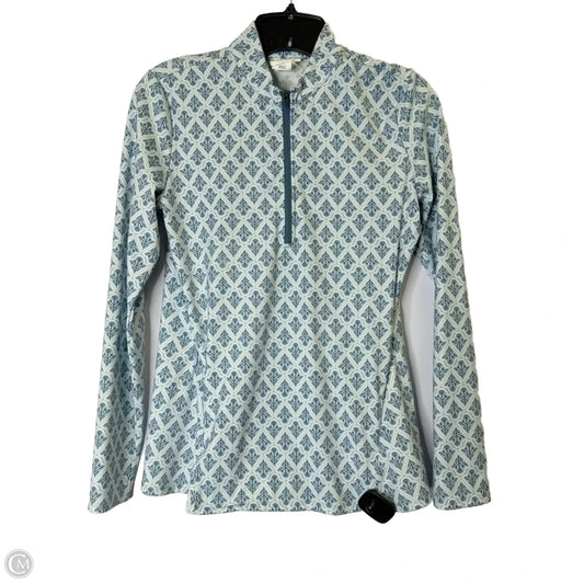 Sweatshirt Collar By Sigrid Olsen In Blue, Size: Xs