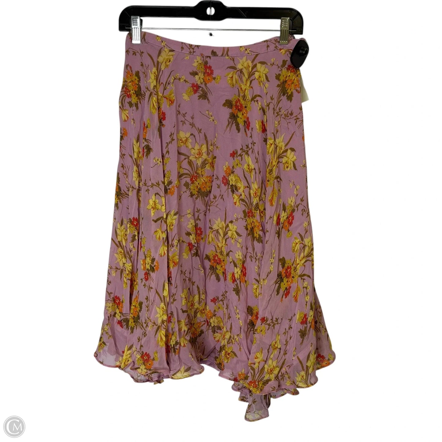 Skirt Midi By Anthropologie In Purple, Size: 4