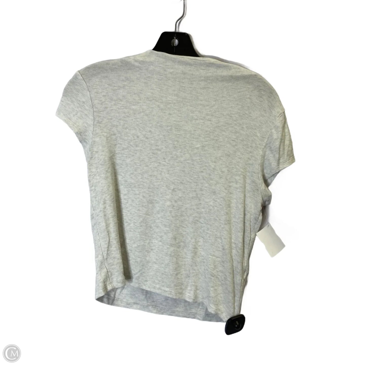 Top Short Sleeve Basic By Wild Fable In Grey, Size: M