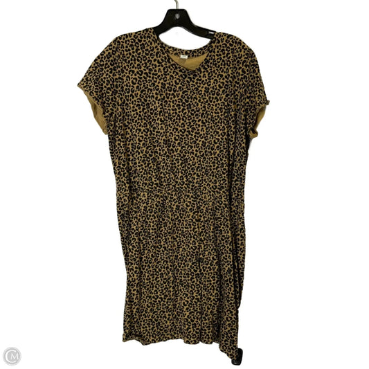 Dress Casual Short By Old Navy In Animal Print, Size: Xl