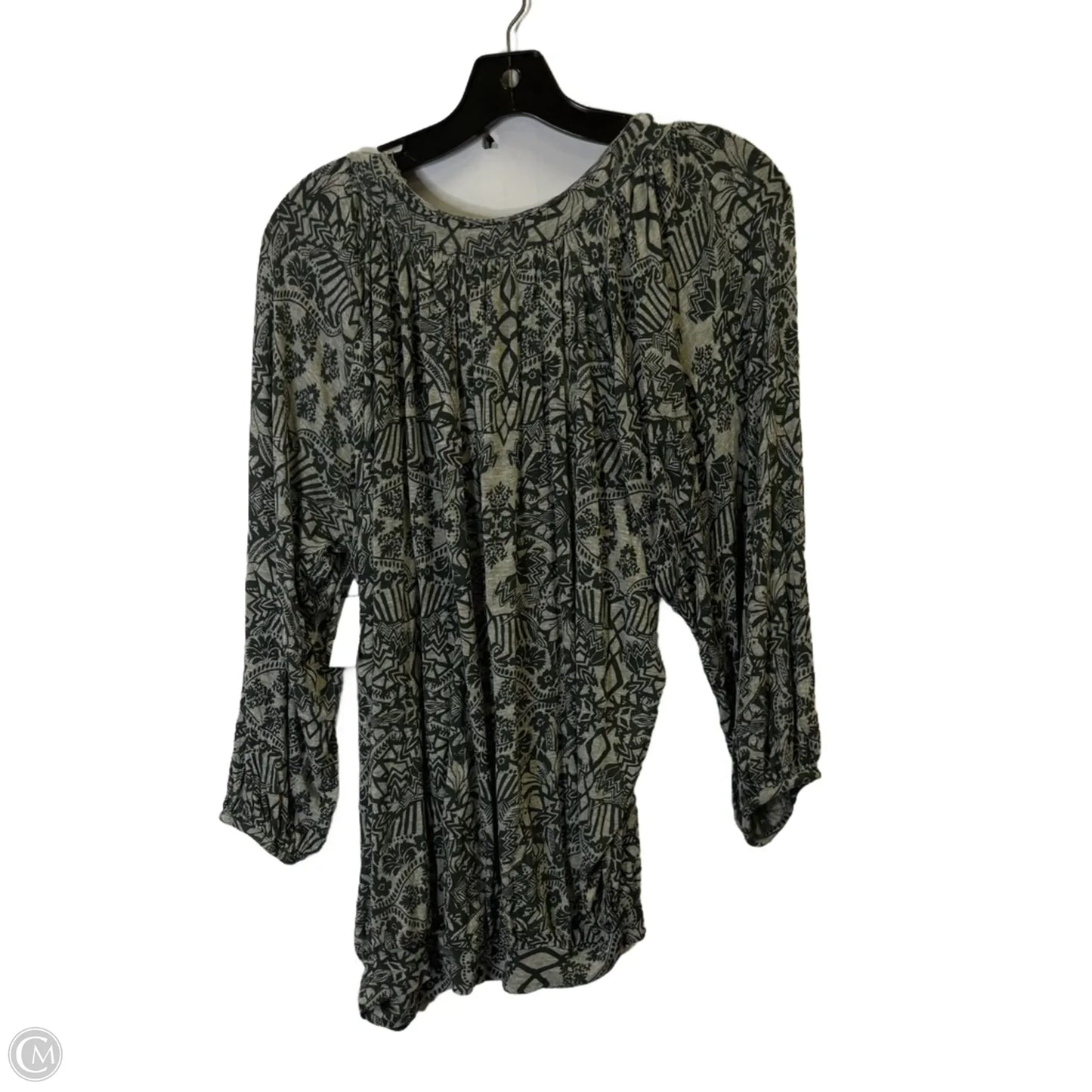 Top Long Sleeve By Free People In Teal, Size: M