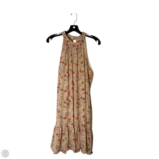 Dress Casual Midi By Nicole By Nicole Miller In Floral Print, Size: 14