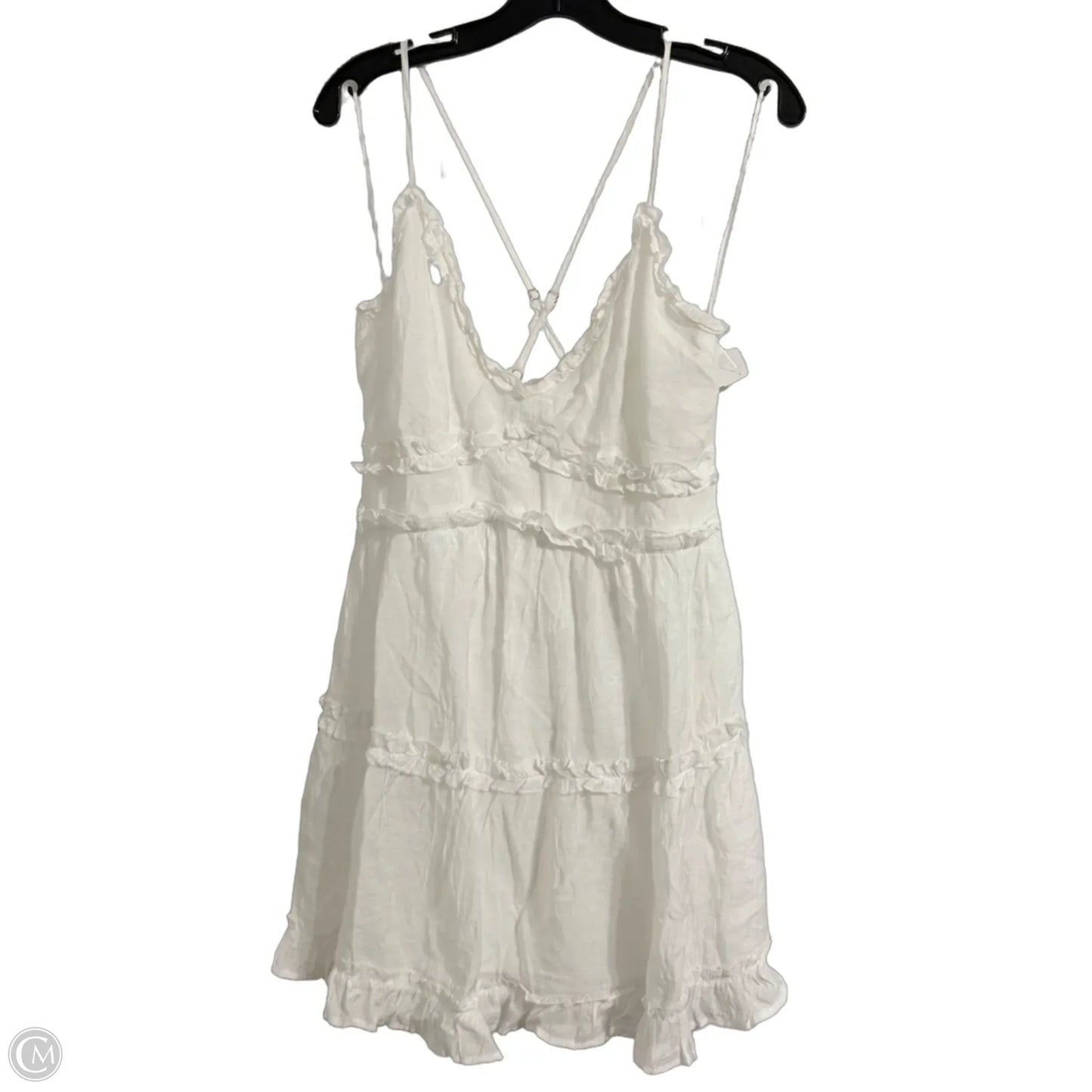 Dress Casual Short By Mi Ami In White, Size: L