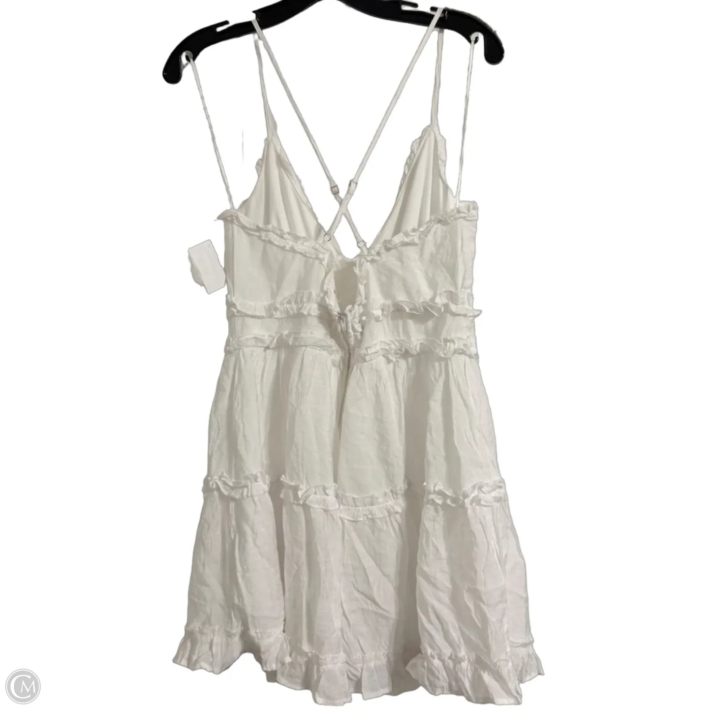Dress Casual Short By Mi Ami In White, Size: L