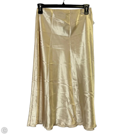 Skirt Midi By Nicole Miller In Gold, Size: L