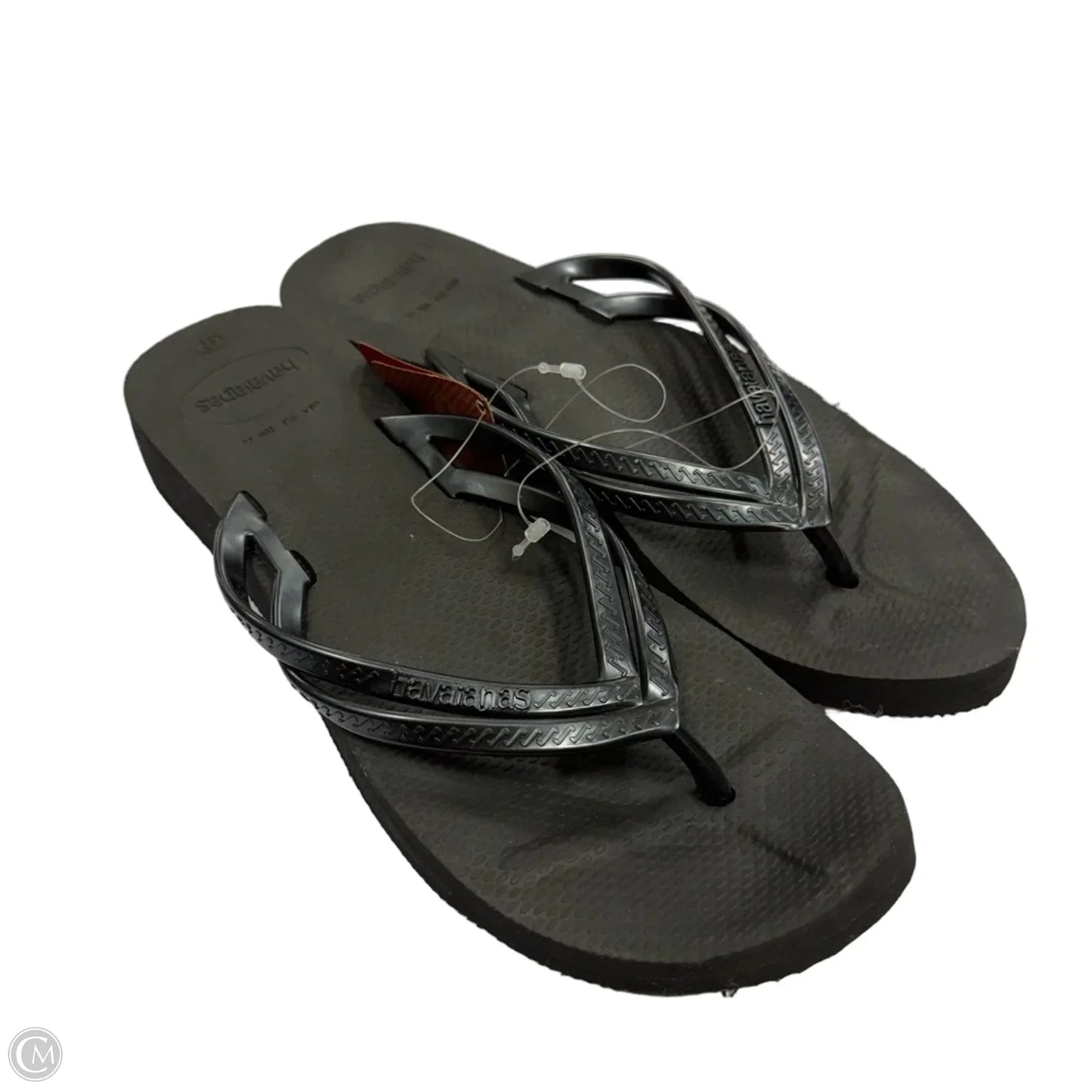 Sandals Flip Flops By Havaianas In Black, Size: 12.5