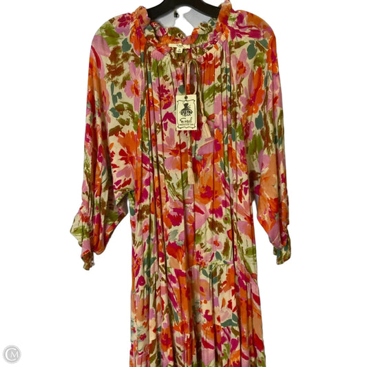 Dress Casual Midi By Easel In Multi-colored, Size: M