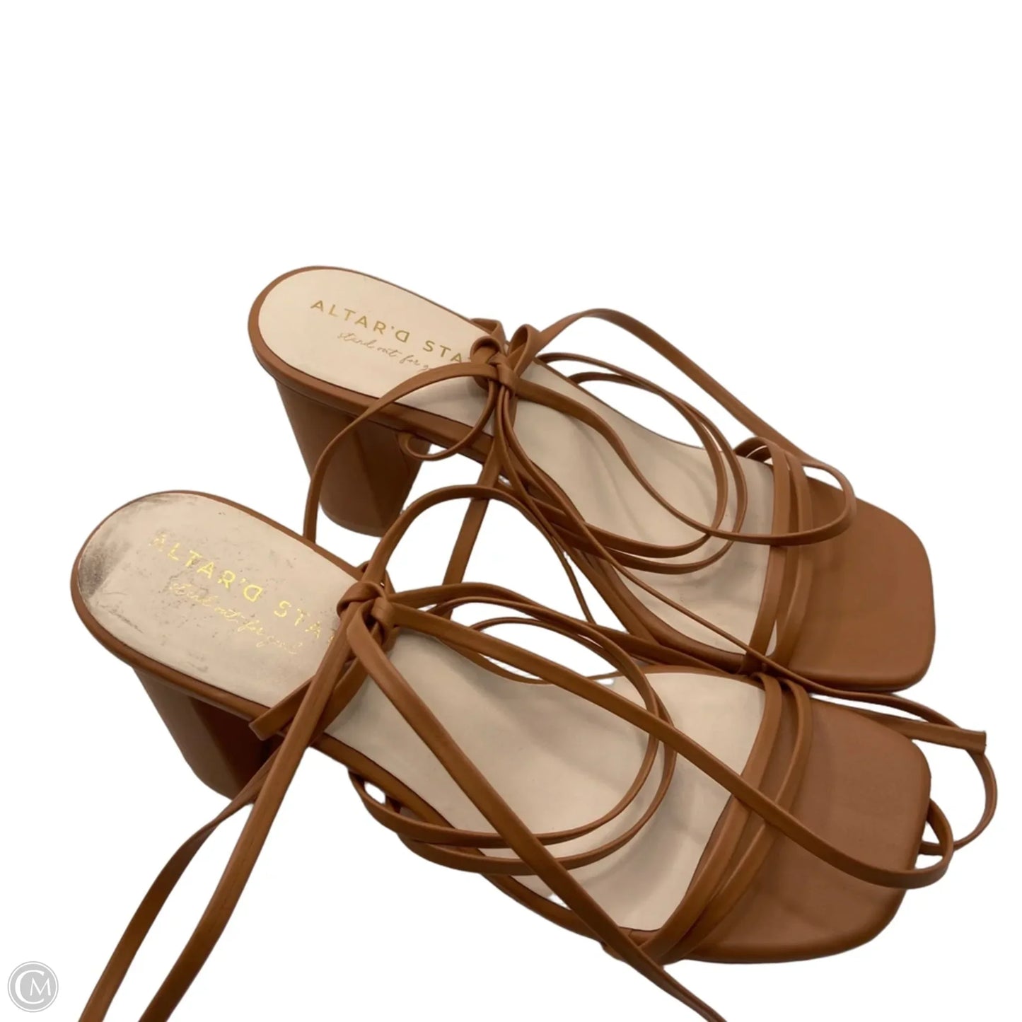 Shoes Heels Block By Altard State In Tan, Size: 10