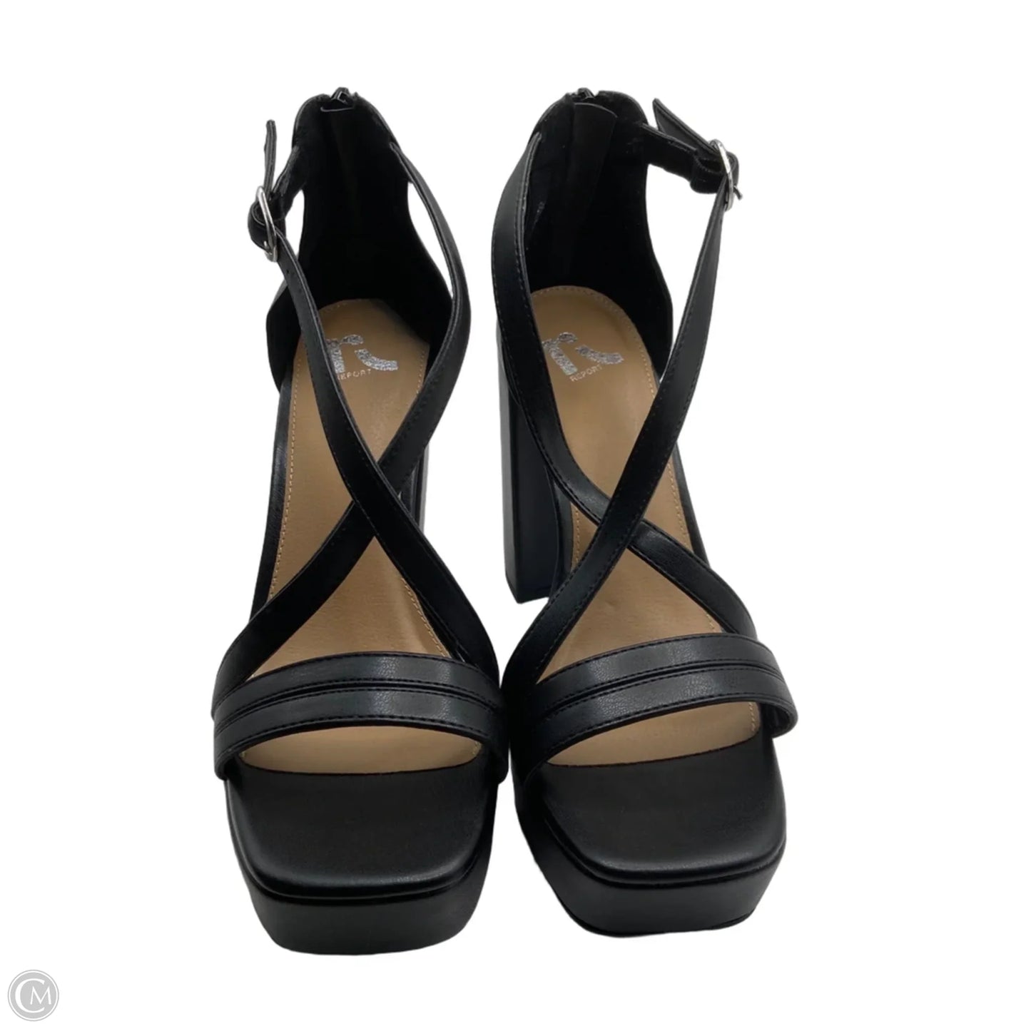 Shoes Heels Block By Report In Black, Size: 10