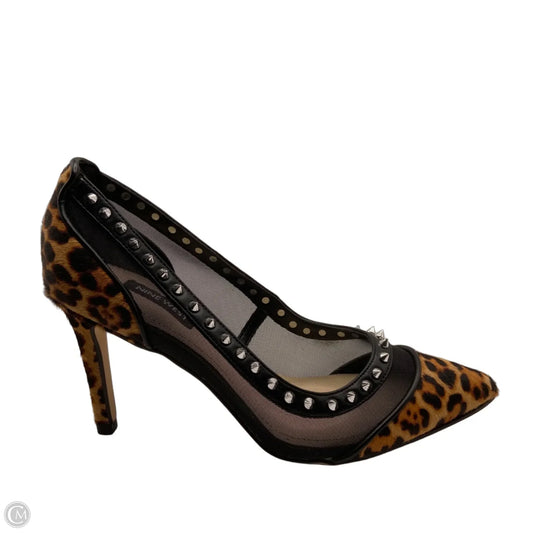 Shoes Heels Stiletto By Nine West In Animal Print, Size: 7