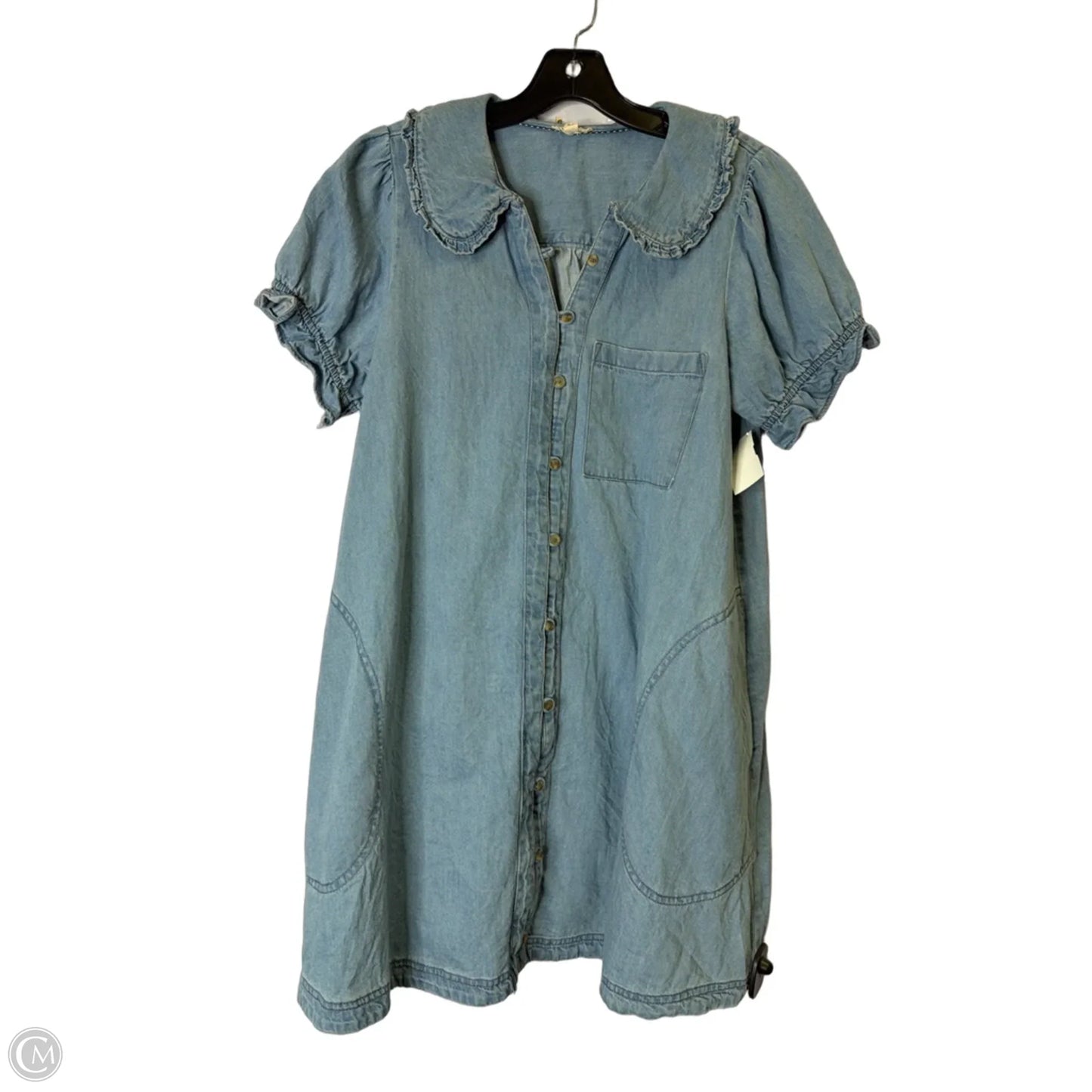 Dress Casual Short By Pilcro In Blue Denim, Size: M