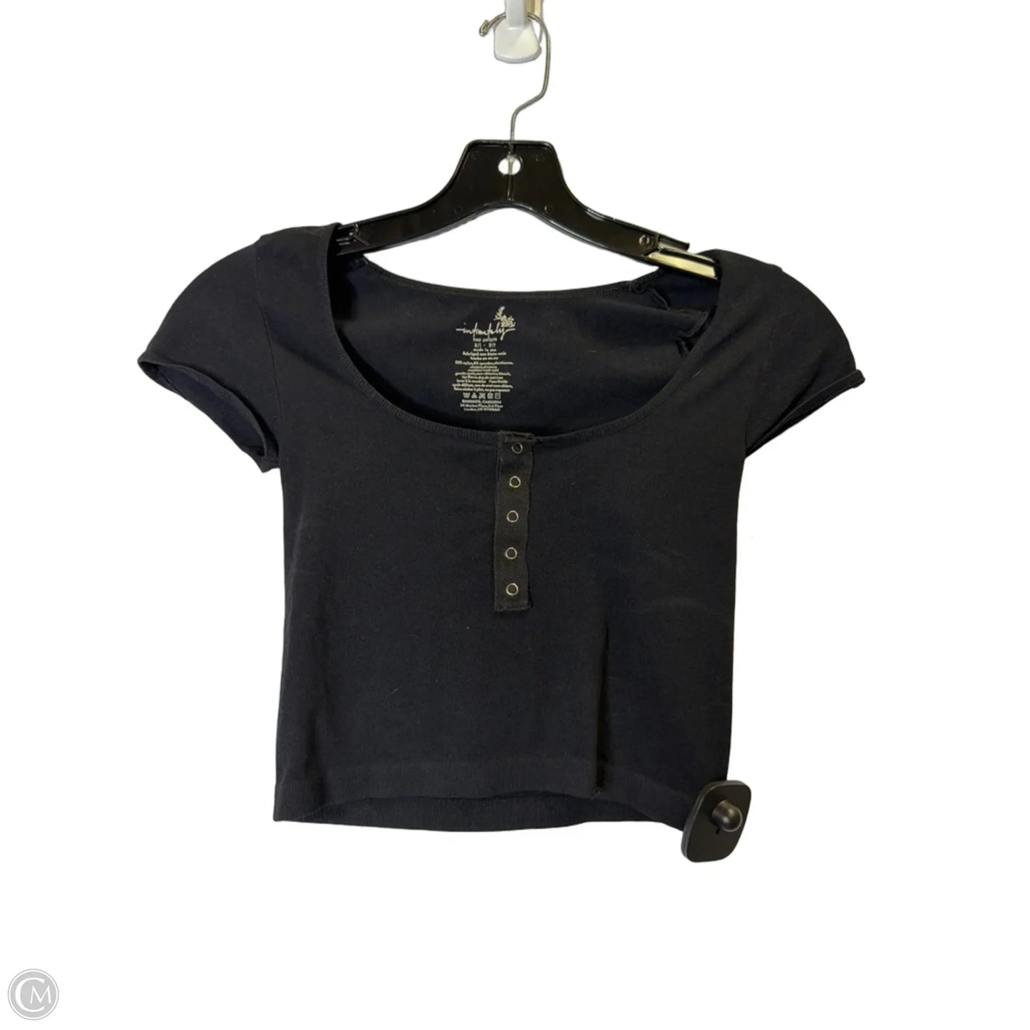 Top Short Sleeve Basic By Free People In Black, Size: Xs