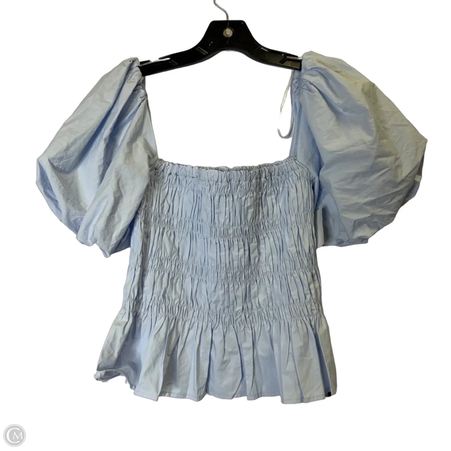 Top Short Sleeve By Astr In Blue, Size: S