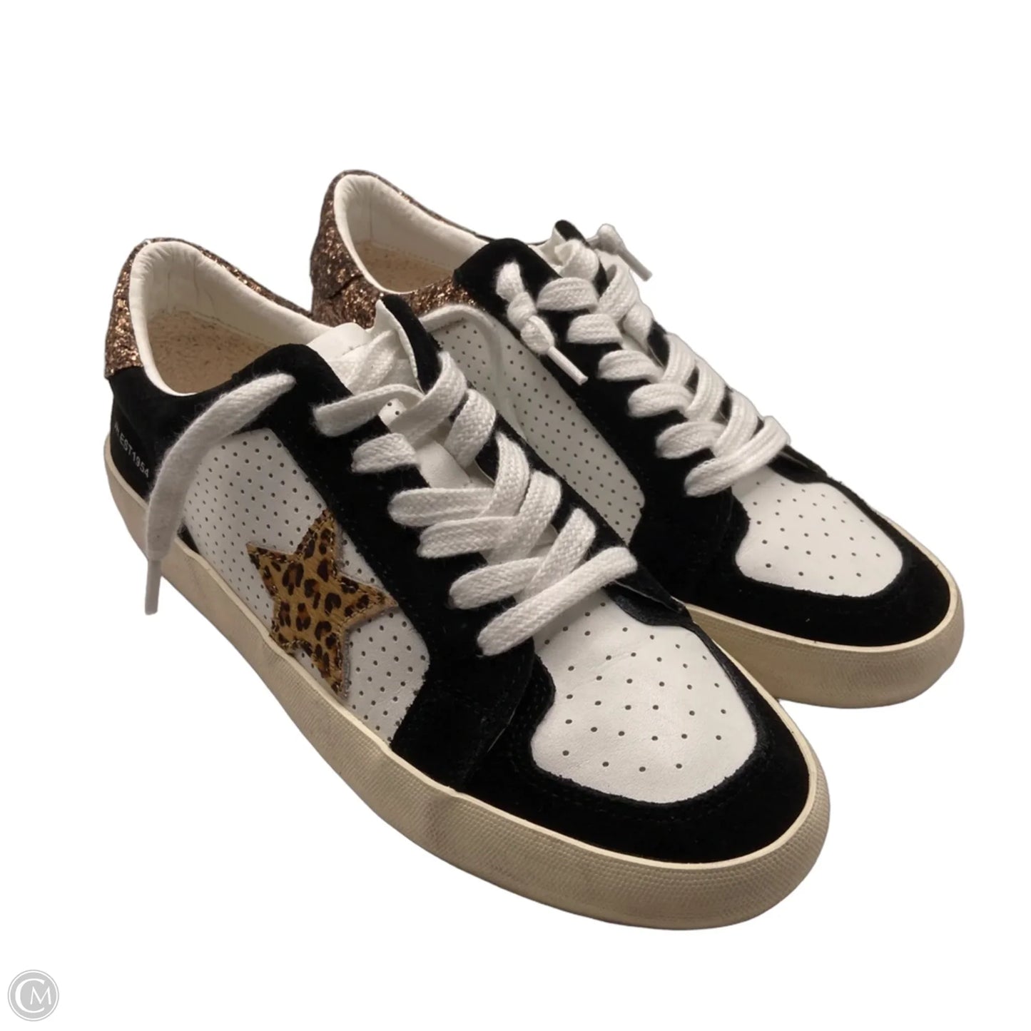 Shoes Sneakers By Vintage Havana In Black & White, Size: 10