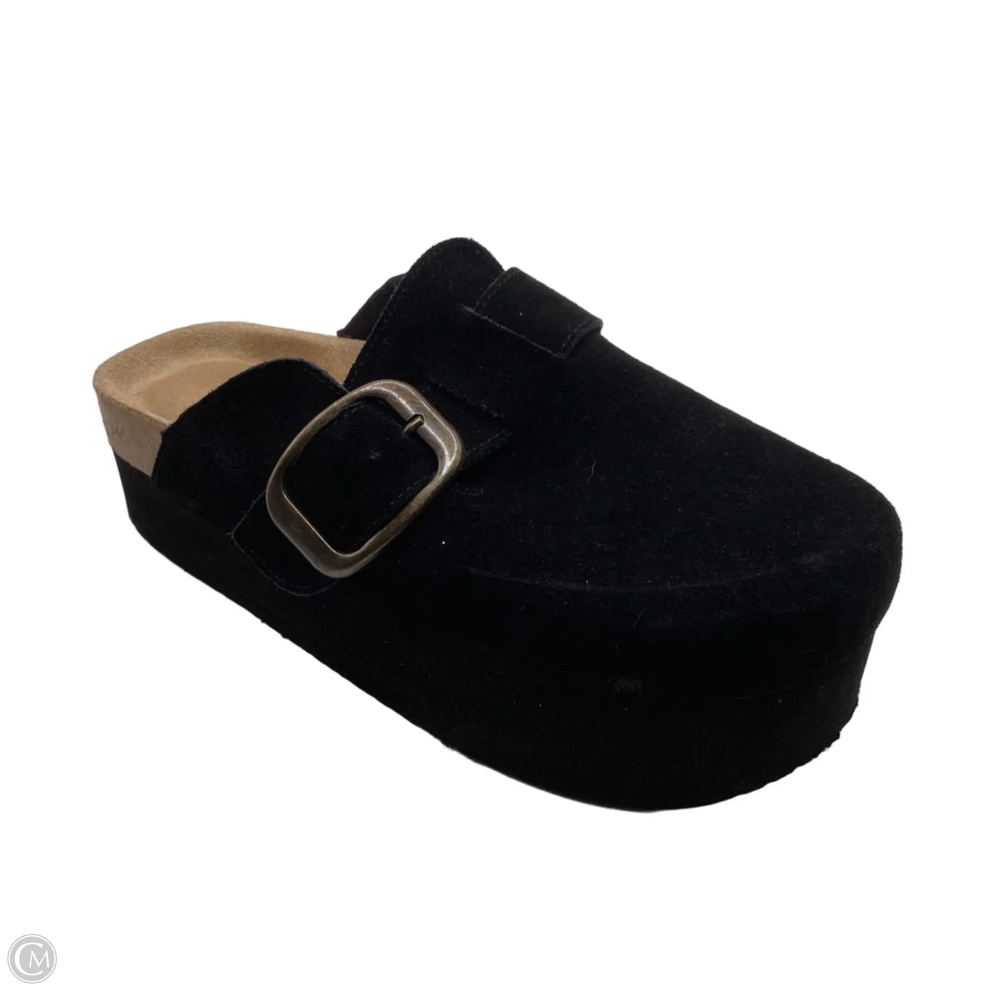 Shoes Heels Platform By Cushionaire In Black, Size: 7