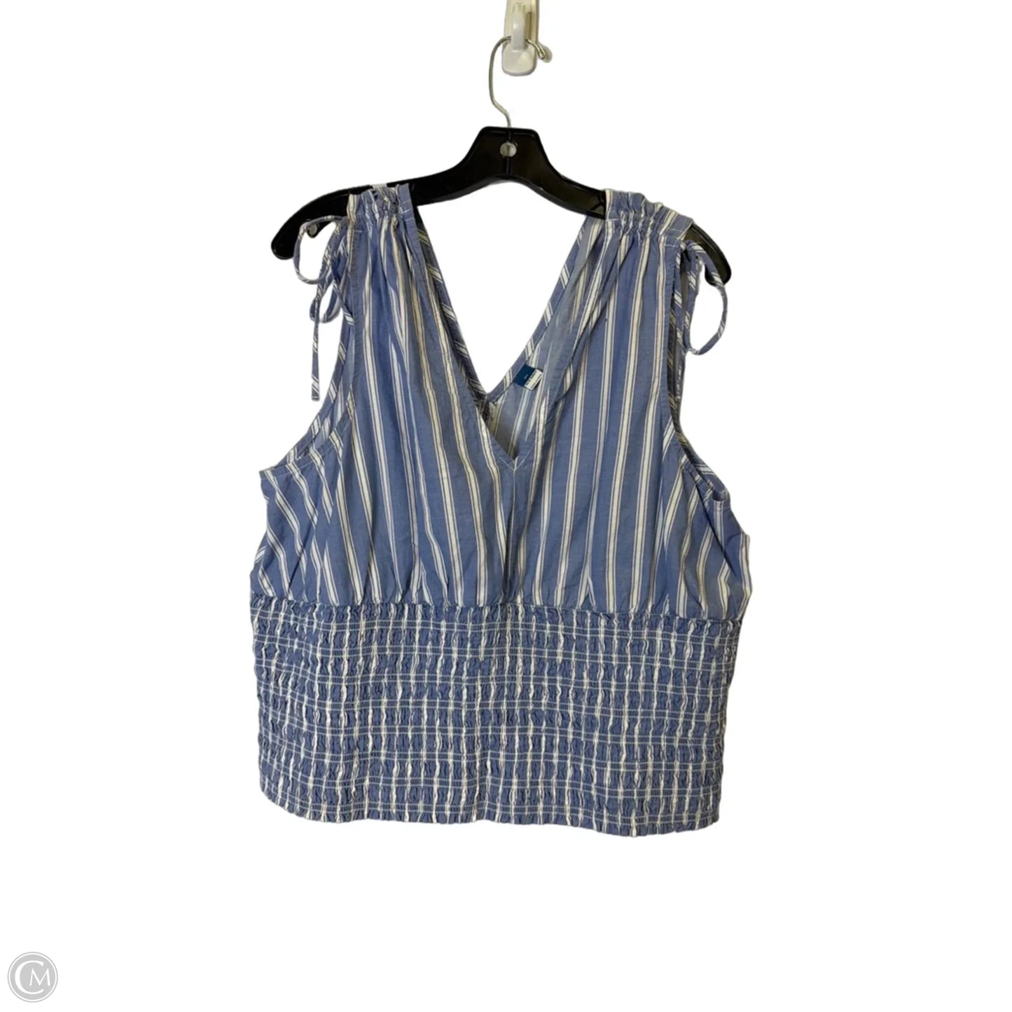 Top Sleeveless By Old Navy In Striped Pattern, Size: Xl