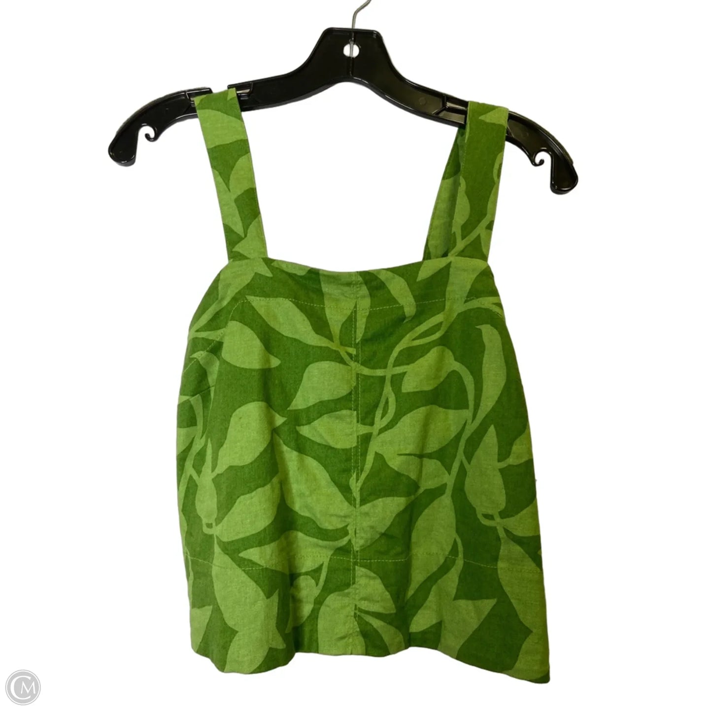 Top Sleeveless By Banana Republic In Green, Size: Xs