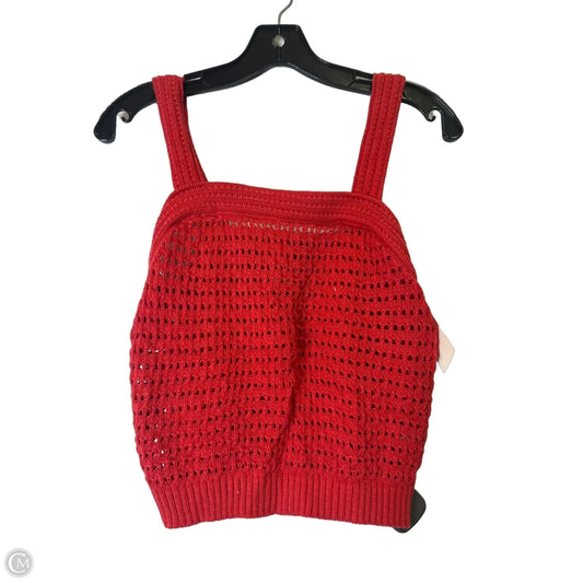 Top Sleeveless By Universal Thread In Red, Size: S