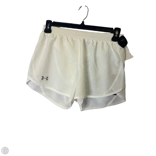 Athletic Shorts By Under Armour In White, Size: S