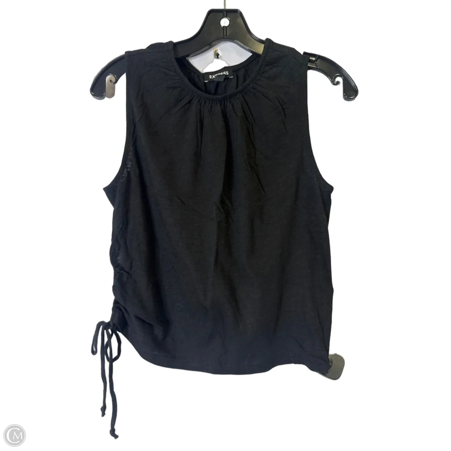 Top Sleeveless By Express In Black, Size: S