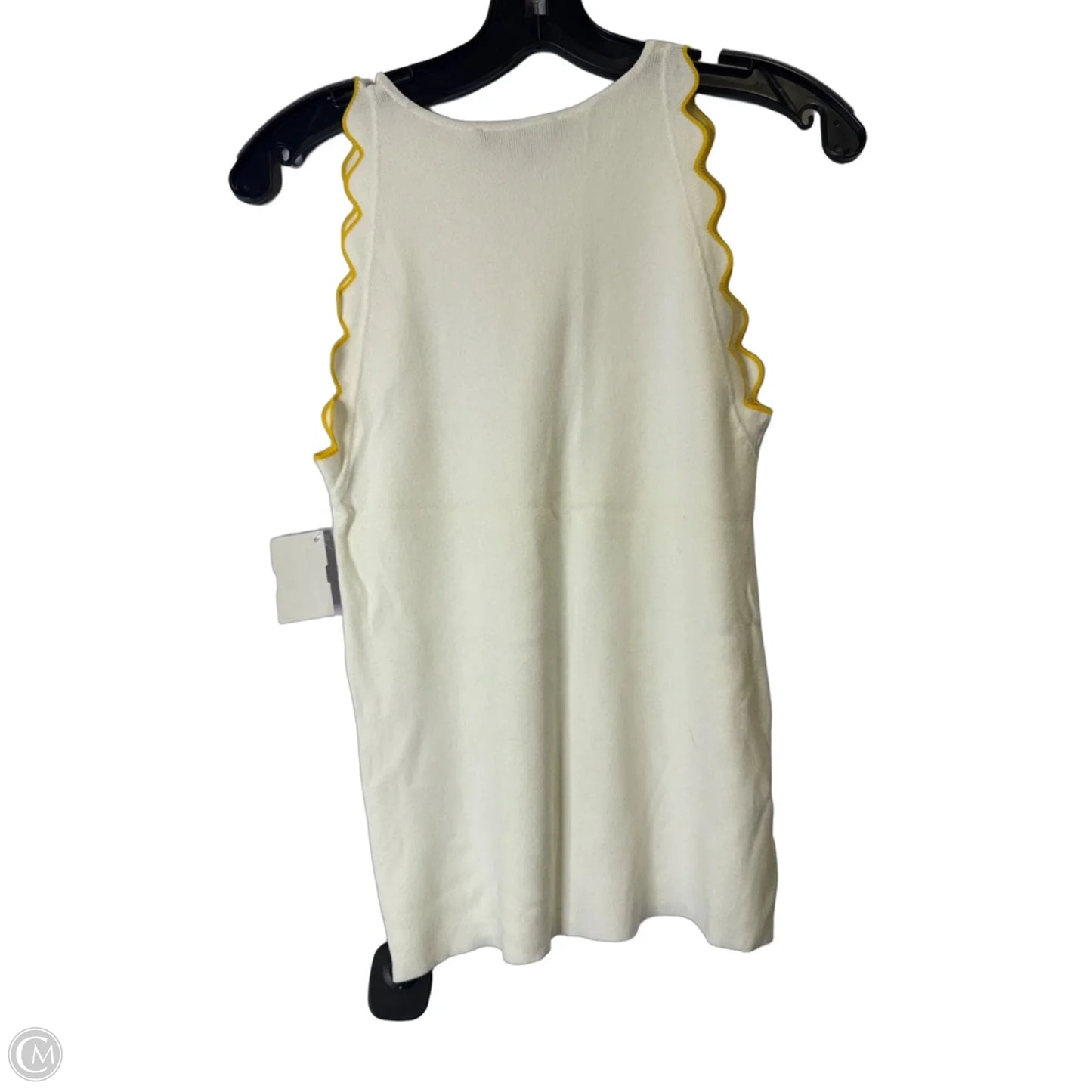 Top Sleeveless By Ann Taylor In White, Size: S
