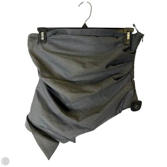 Top Sleeveless By Zara In Grey, Size: L