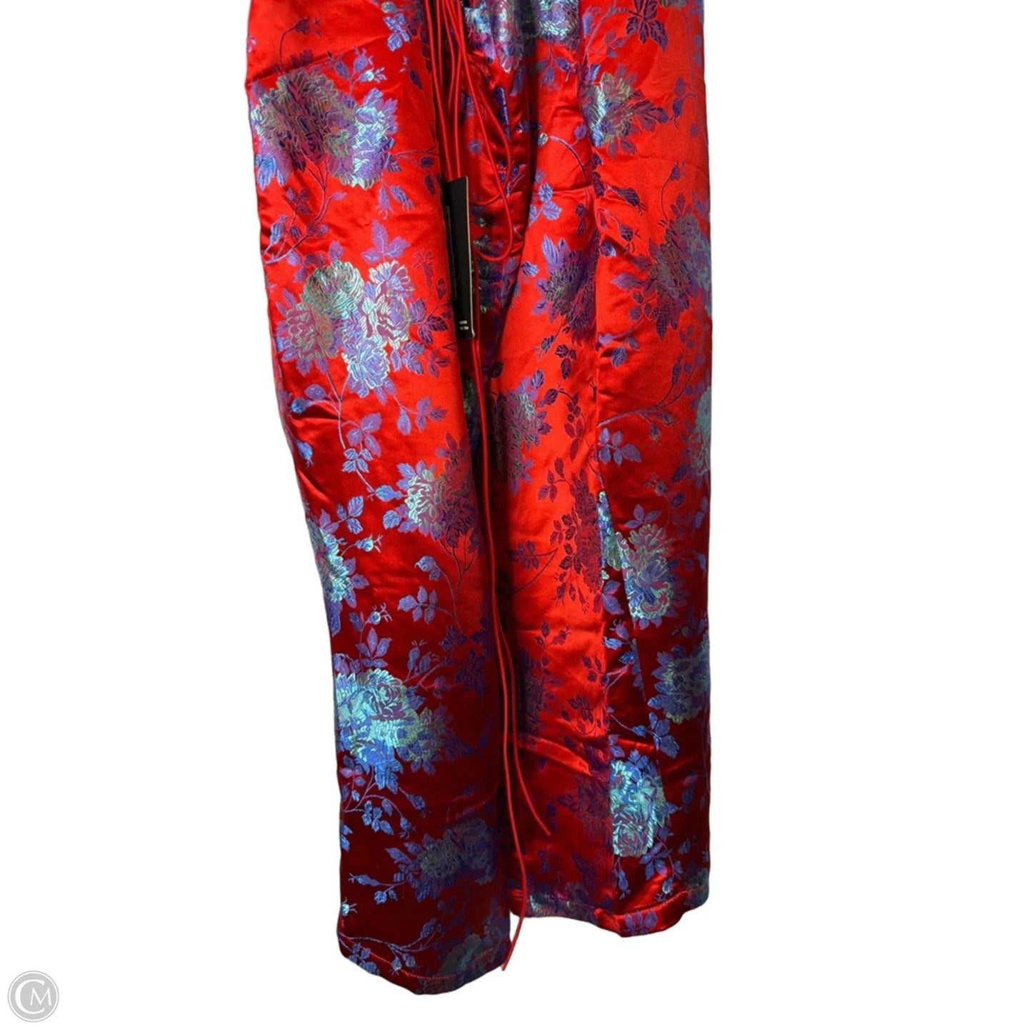 Dress Party Midi By Pretty Little Thing In Blue & Red, Size: 12