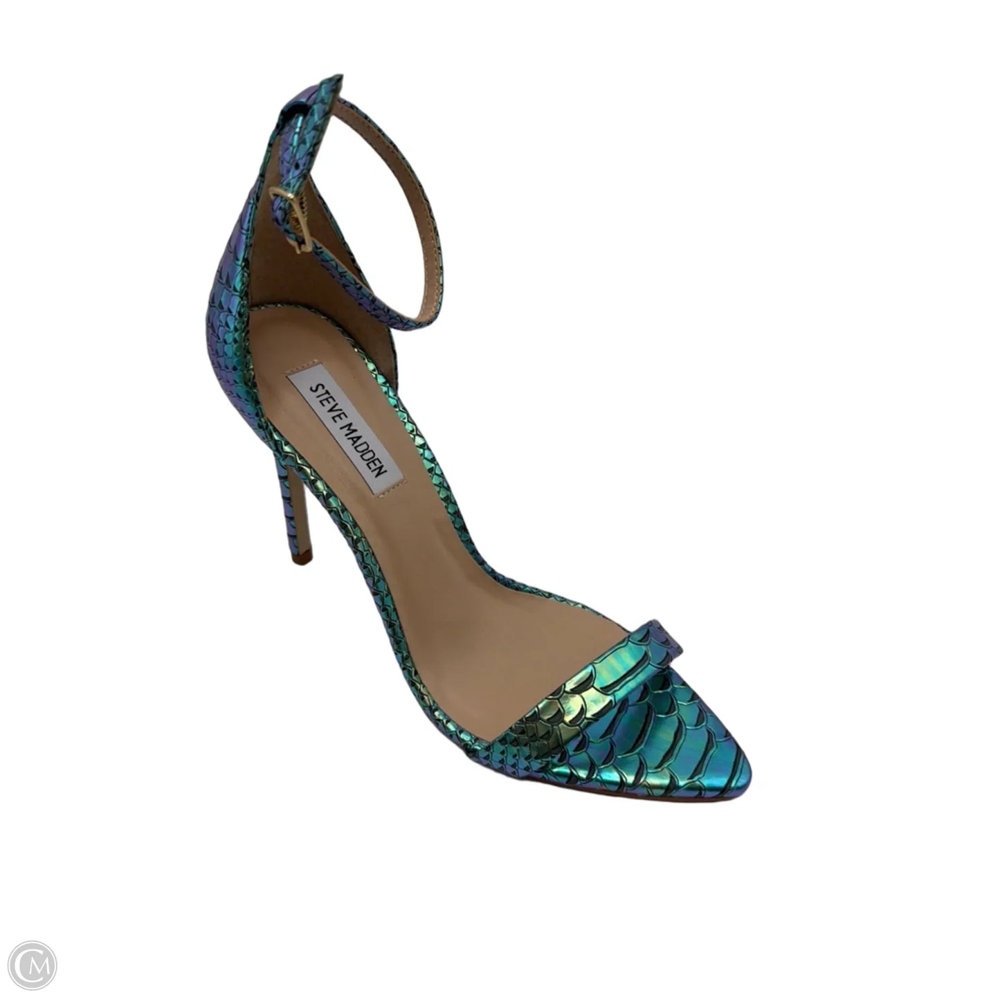 Shoes Heels Stiletto By Steve Madden In Blue & Green, Size: 8