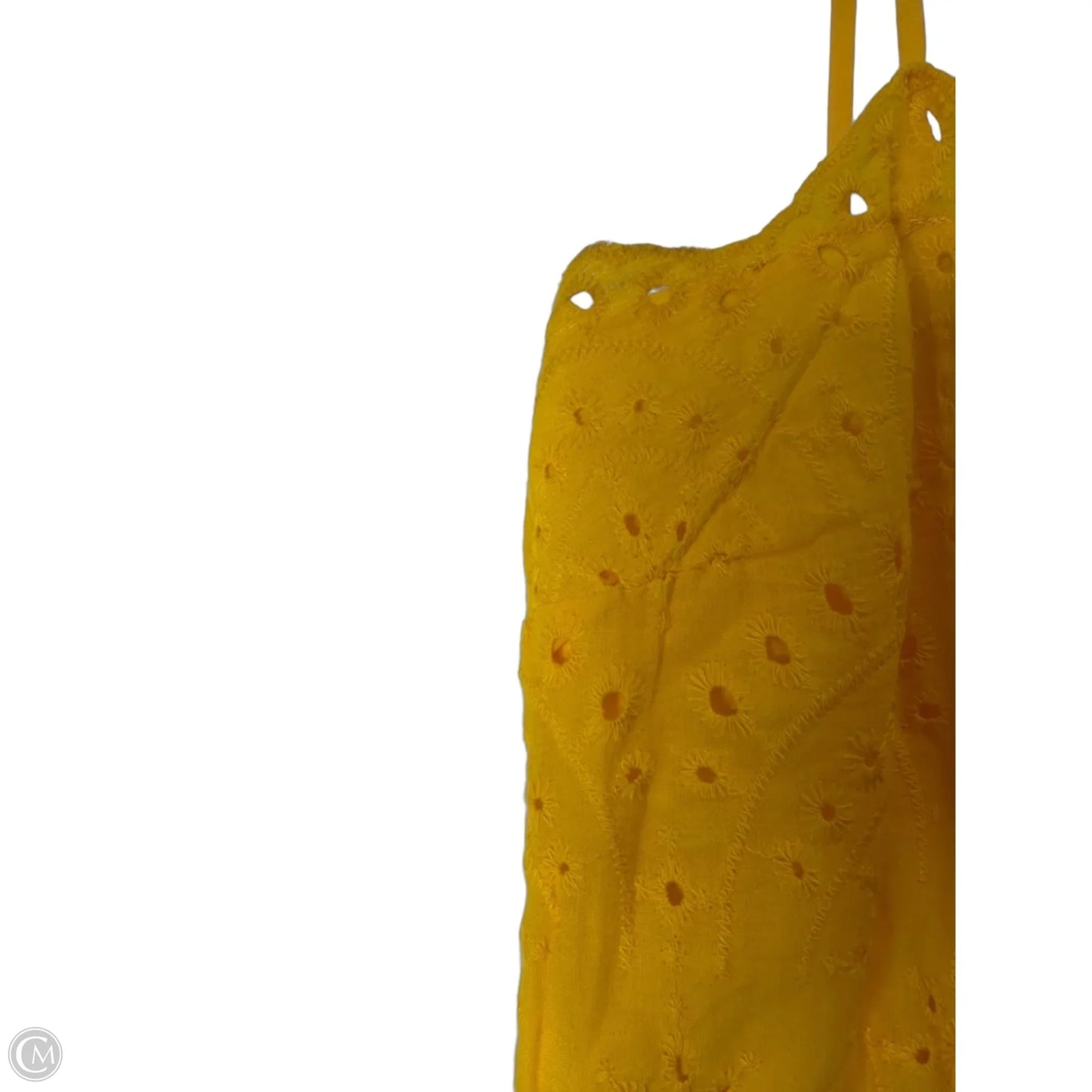 Top Sleeveless By Clothes Mentor In Yellow, Size: M