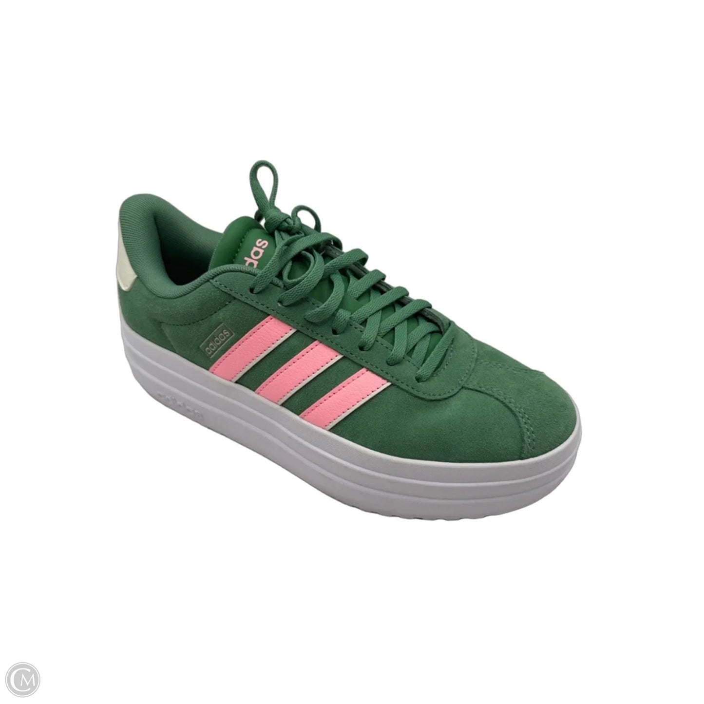 Shoes Sneakers Platform By Adidas In Green & Pink, Size: 8