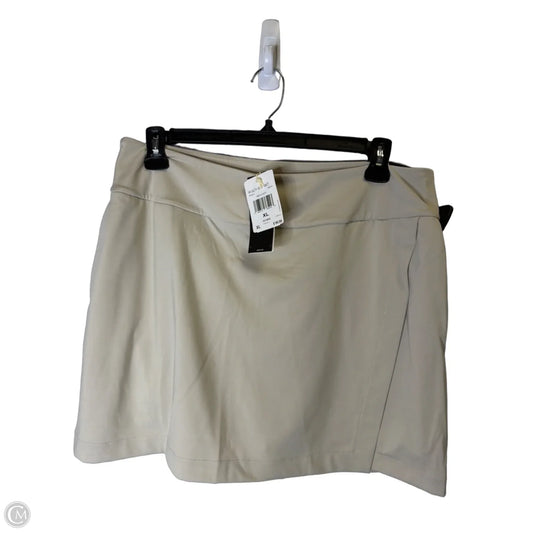 Athletic Skirt By Adidas In Cream, Size: Xl