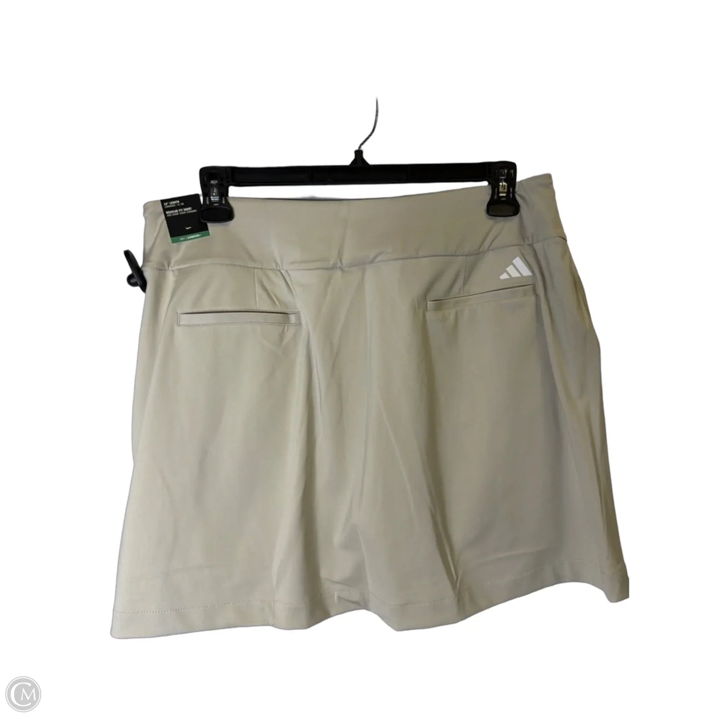 Athletic Skirt By Adidas In Cream, Size: Xl