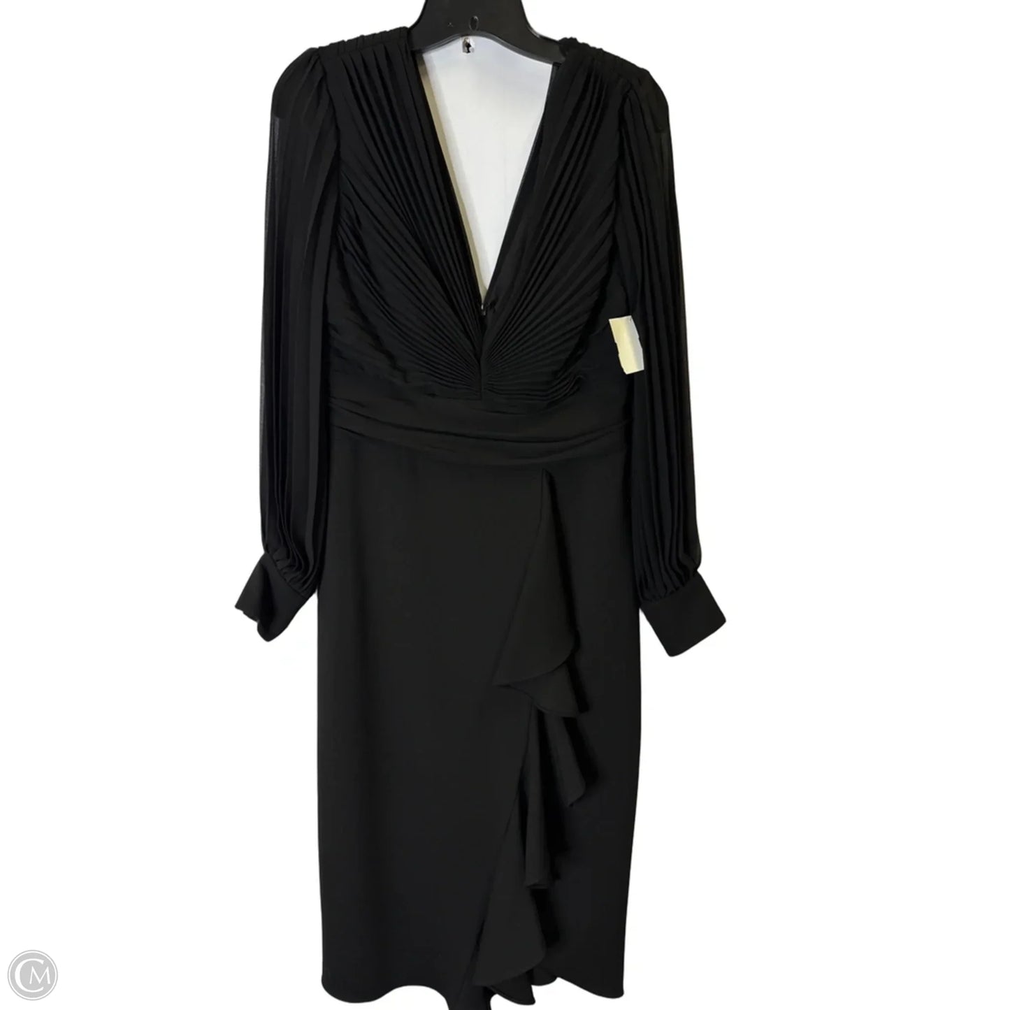 Dress Party Midi By Badgley Mischka In Black, Size: 10