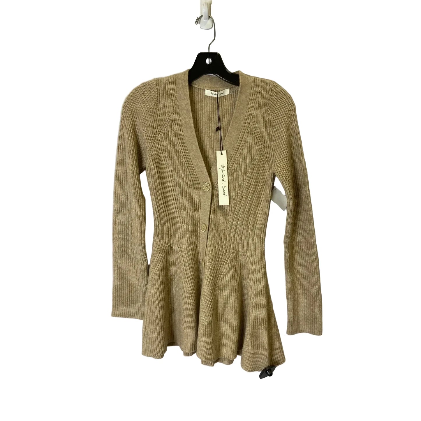 Cardigan By Mustard Seed In Tan, Size: S
