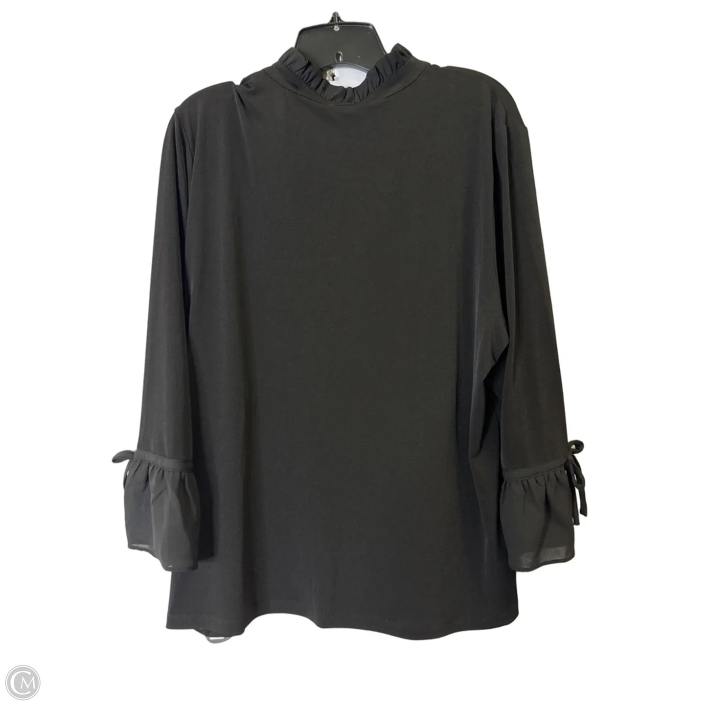 Top Long Sleeve By Cmc In Black, Size: Xl