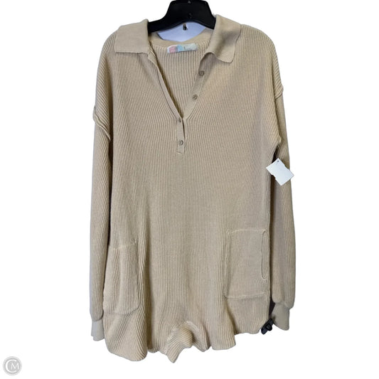 Romper By Free People In Tan, Size: M