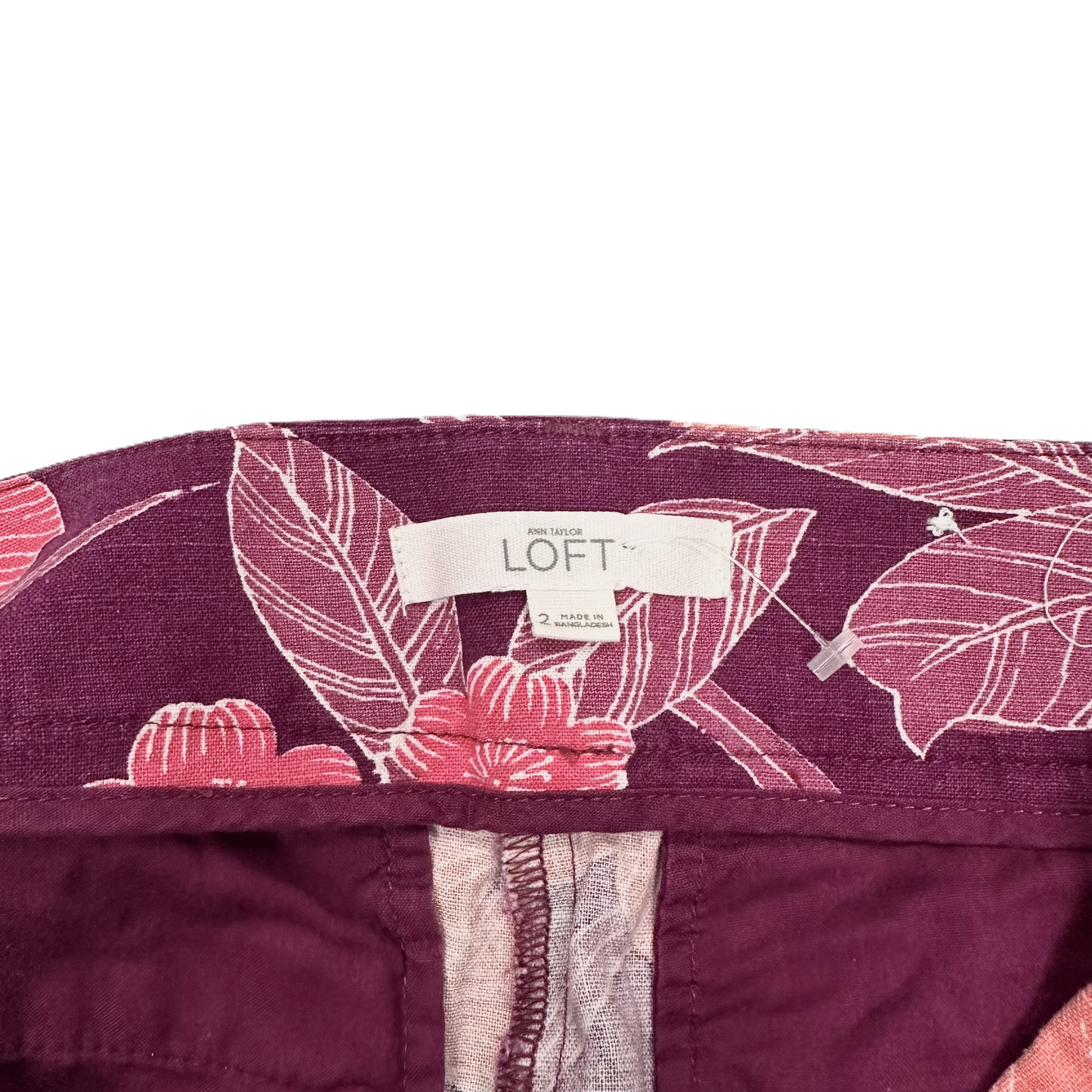 Pink & Purple Shorts By Loft, Size: 2