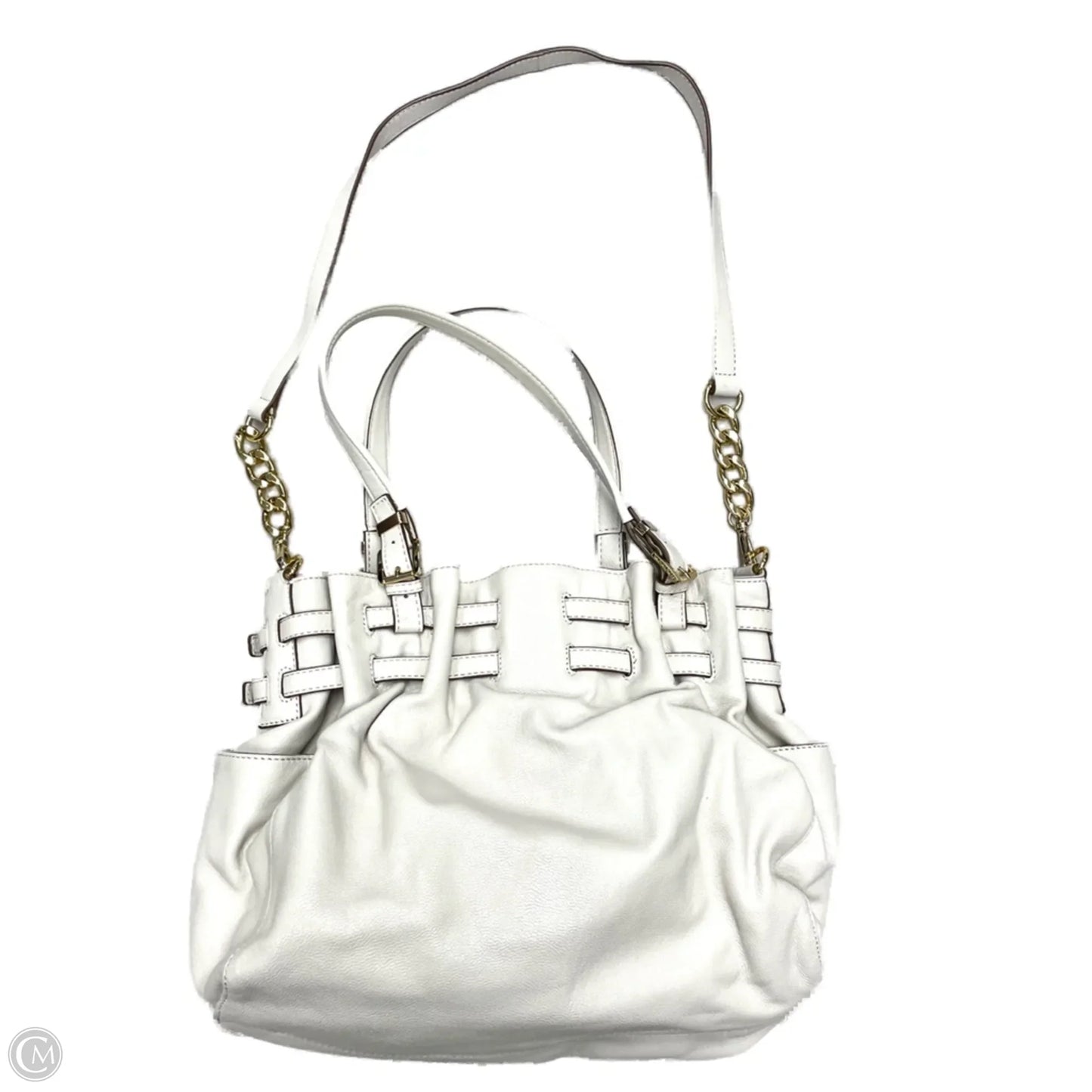 Handbag Leather By Michael By Michael Kors, Size: Large