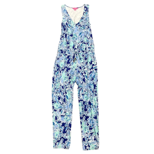 Jumpsuit Designer By Lilly Pulitzer In Blue, Size: M