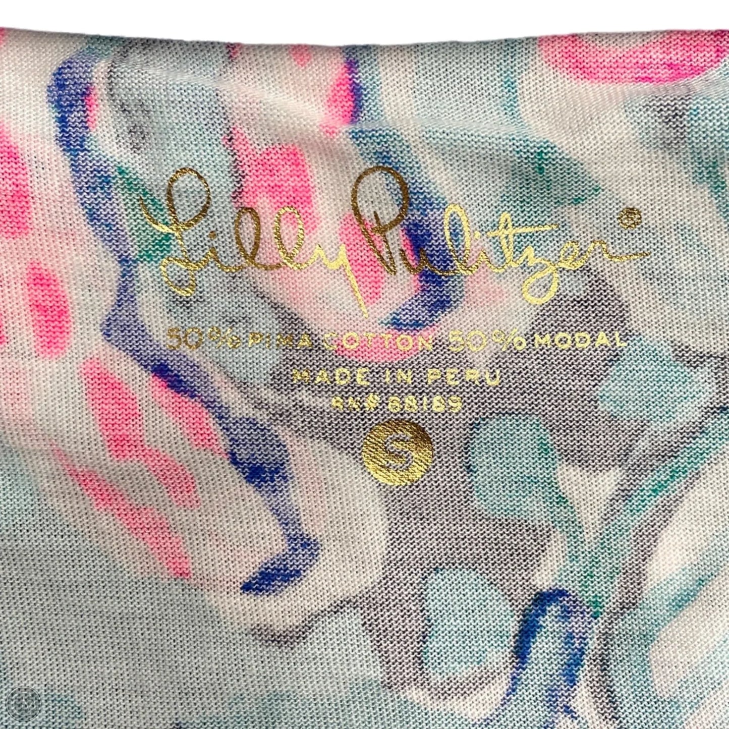 Top Long Sleeve Designer By Lilly Pulitzer In Blue, Size: S