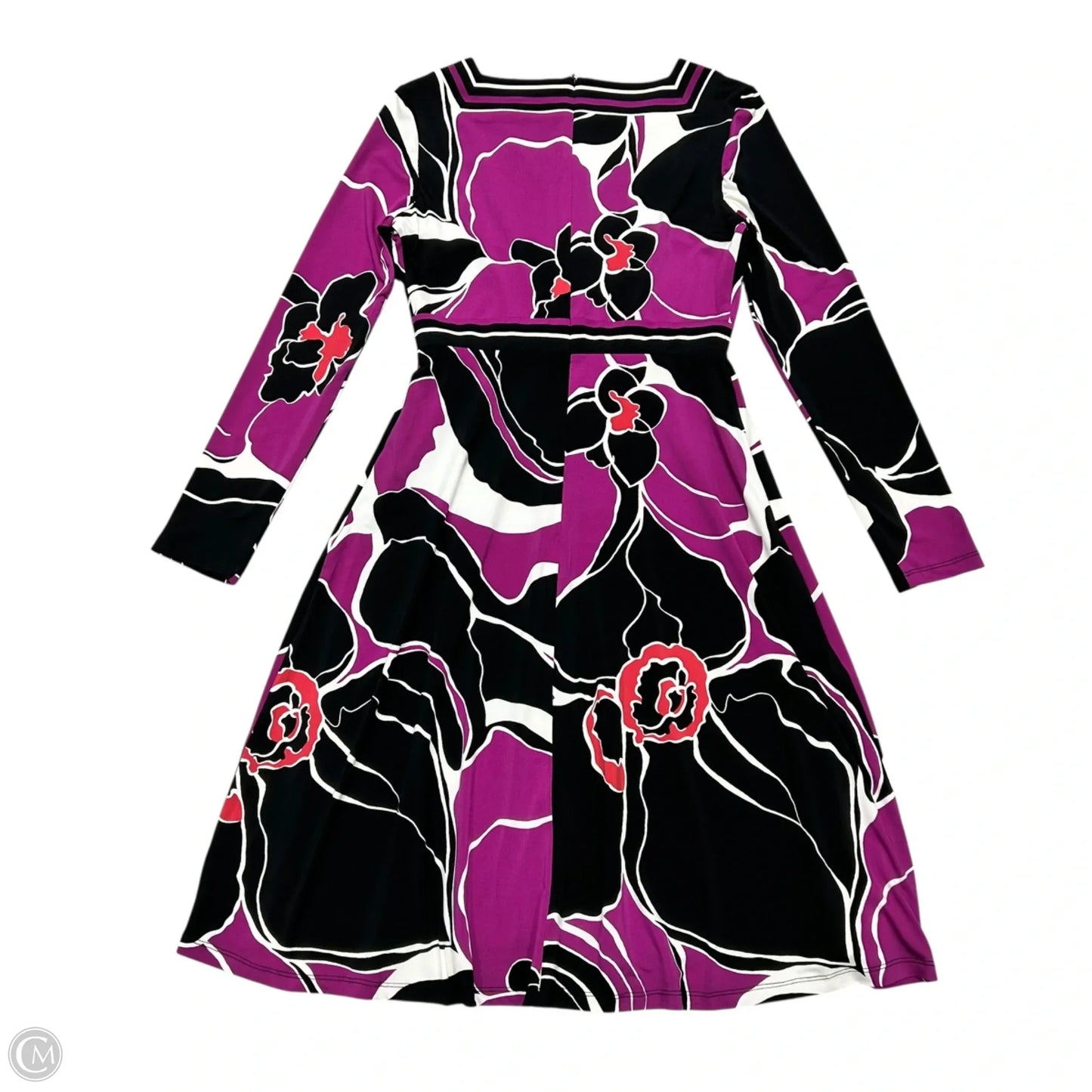 Dress Work By Trina Turk In Black & Purple, Size: Xs