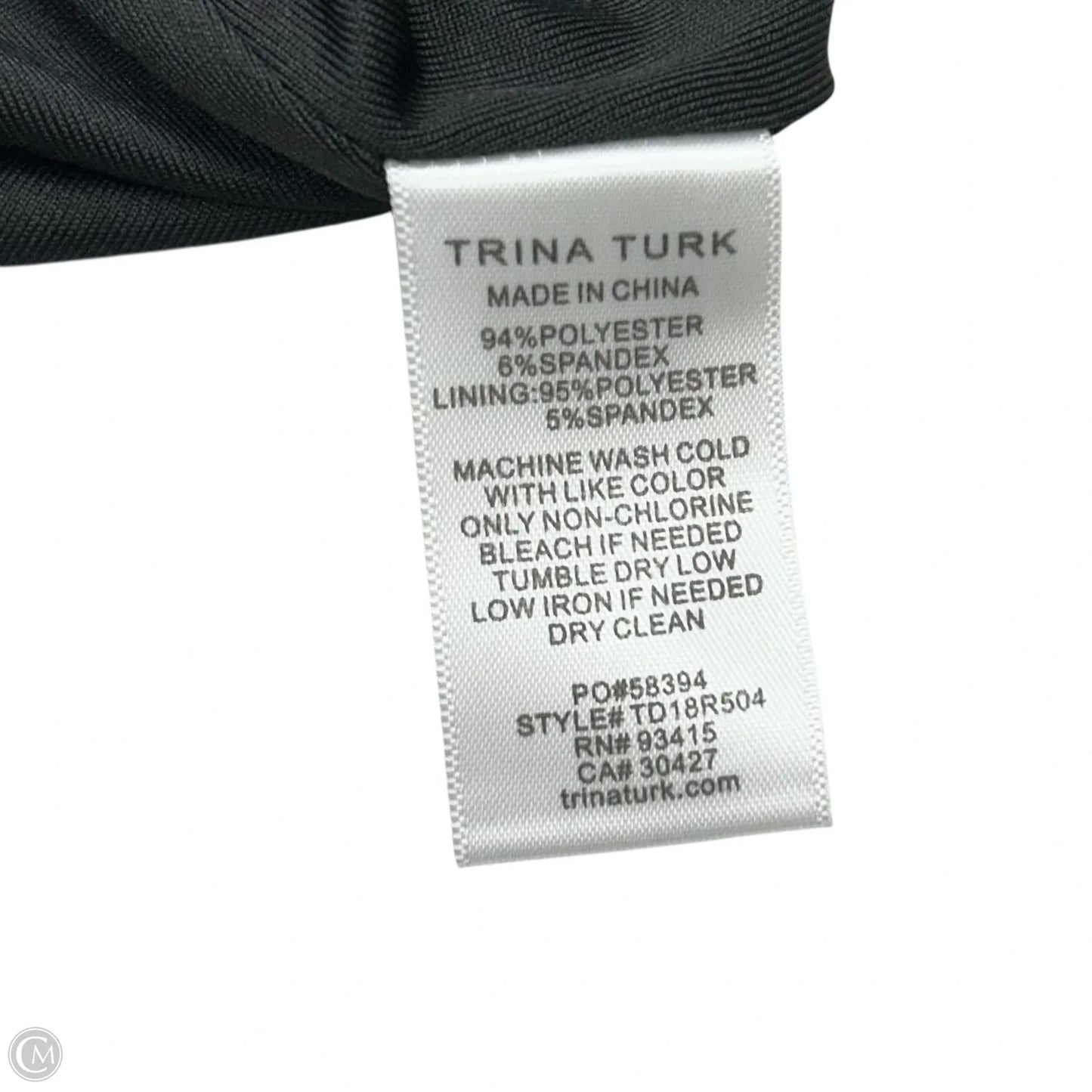 Dress Work By Trina Turk In Black & Purple, Size: Xs